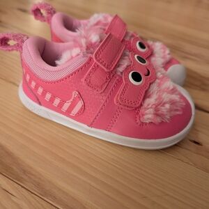 Nike Kids Pink Fuzzy Sneakers